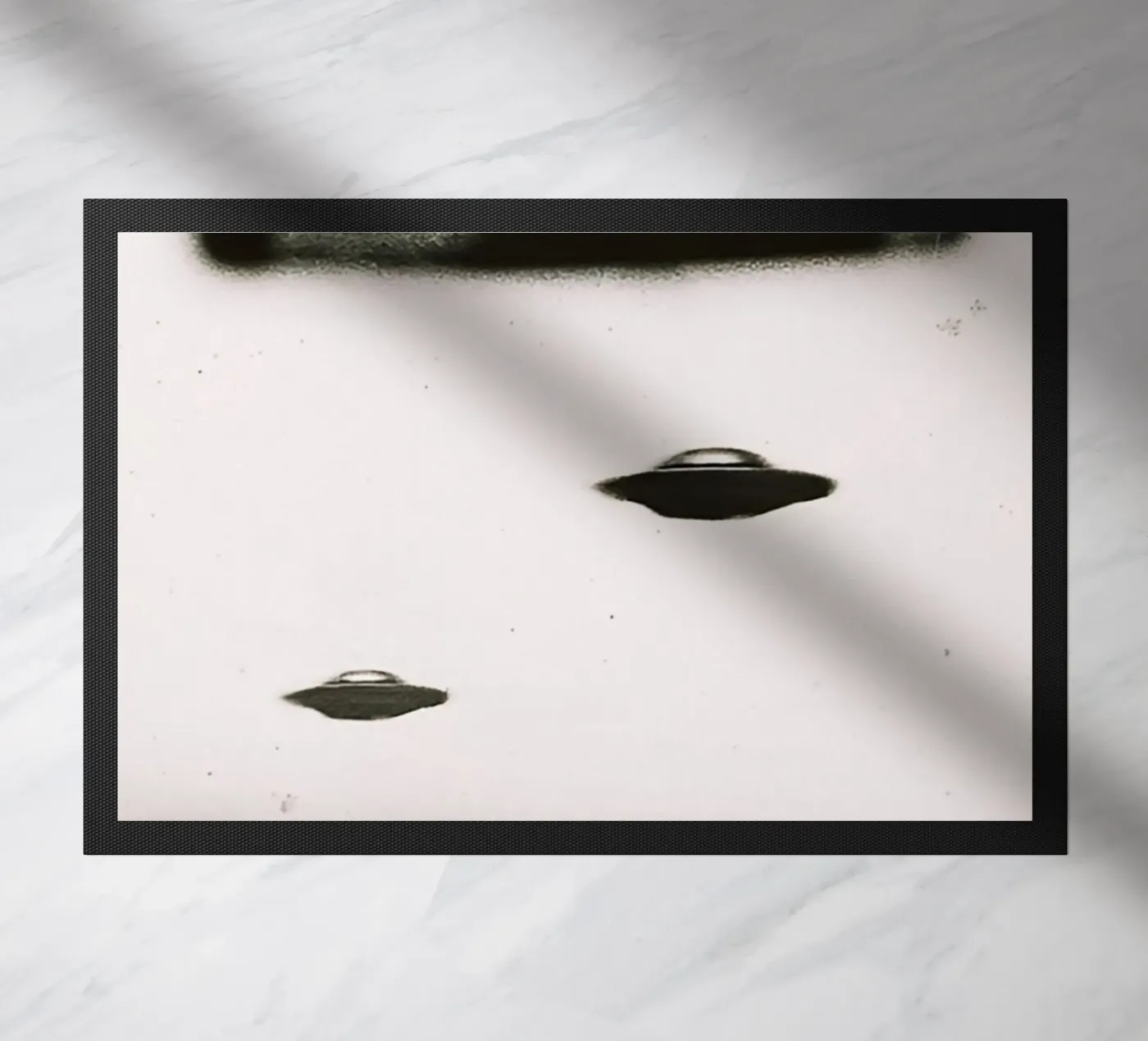 UFO Alien doormat by rangginangs