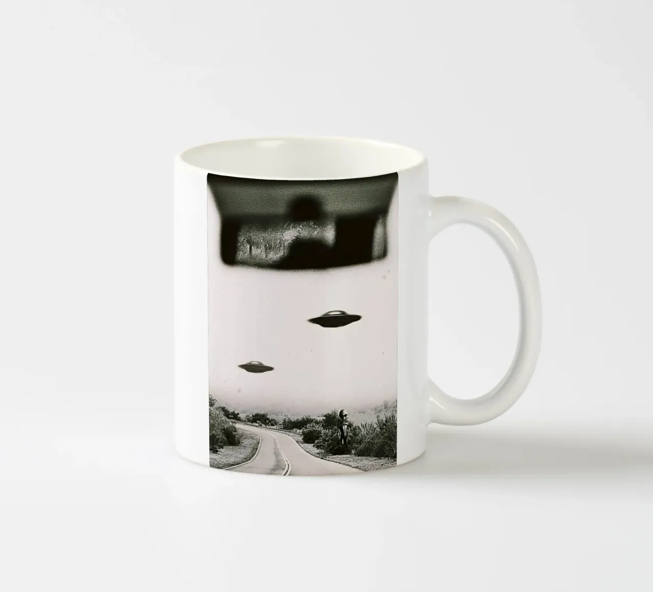 UFO Alieno tazza in ceramica da rangginangs
