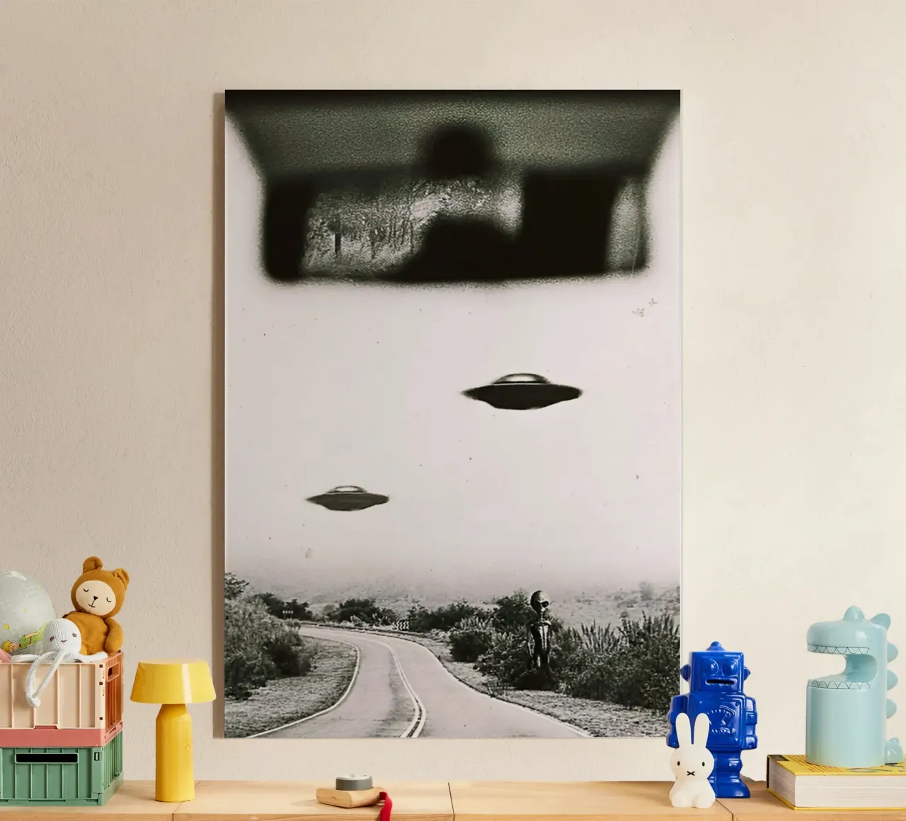 UFO Alieno plexiglass da rangginangs