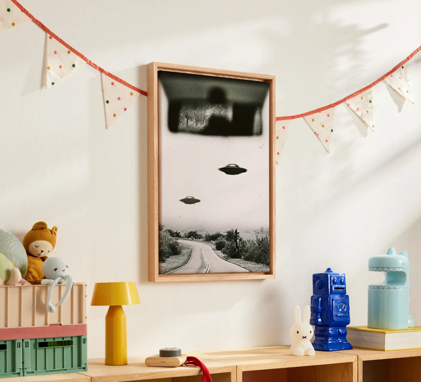 UFO Alieno tela da rangginangs