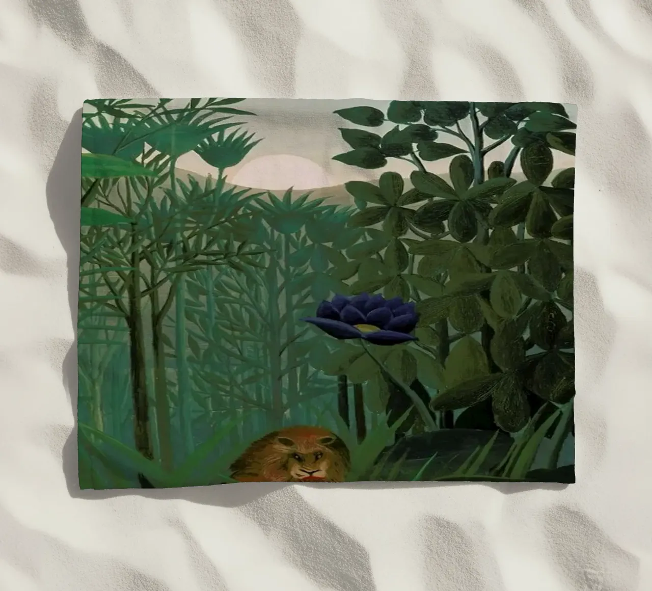 Rousseau - The Repast of the Lion telo mare da ARTOTHEK