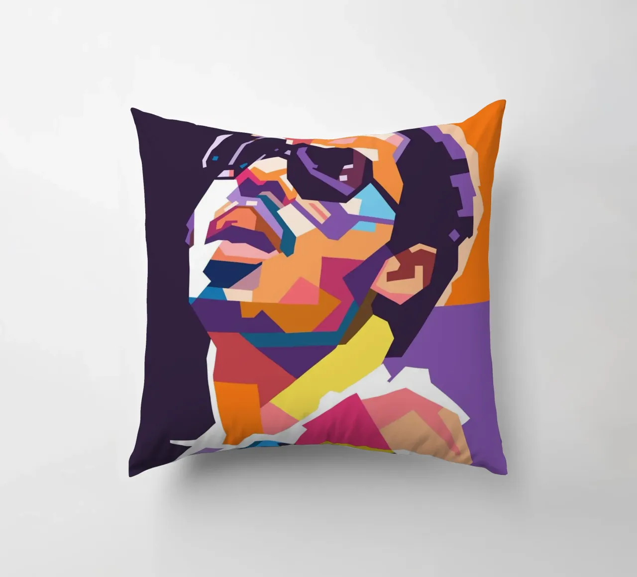 Arte tributo a Stevie Wonder cuscino da Hantamrata