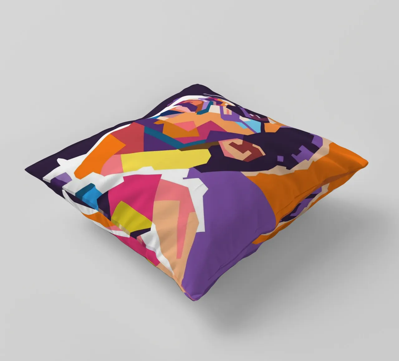 Arte tributo a Stevie Wonder cuscino da Hantamrata