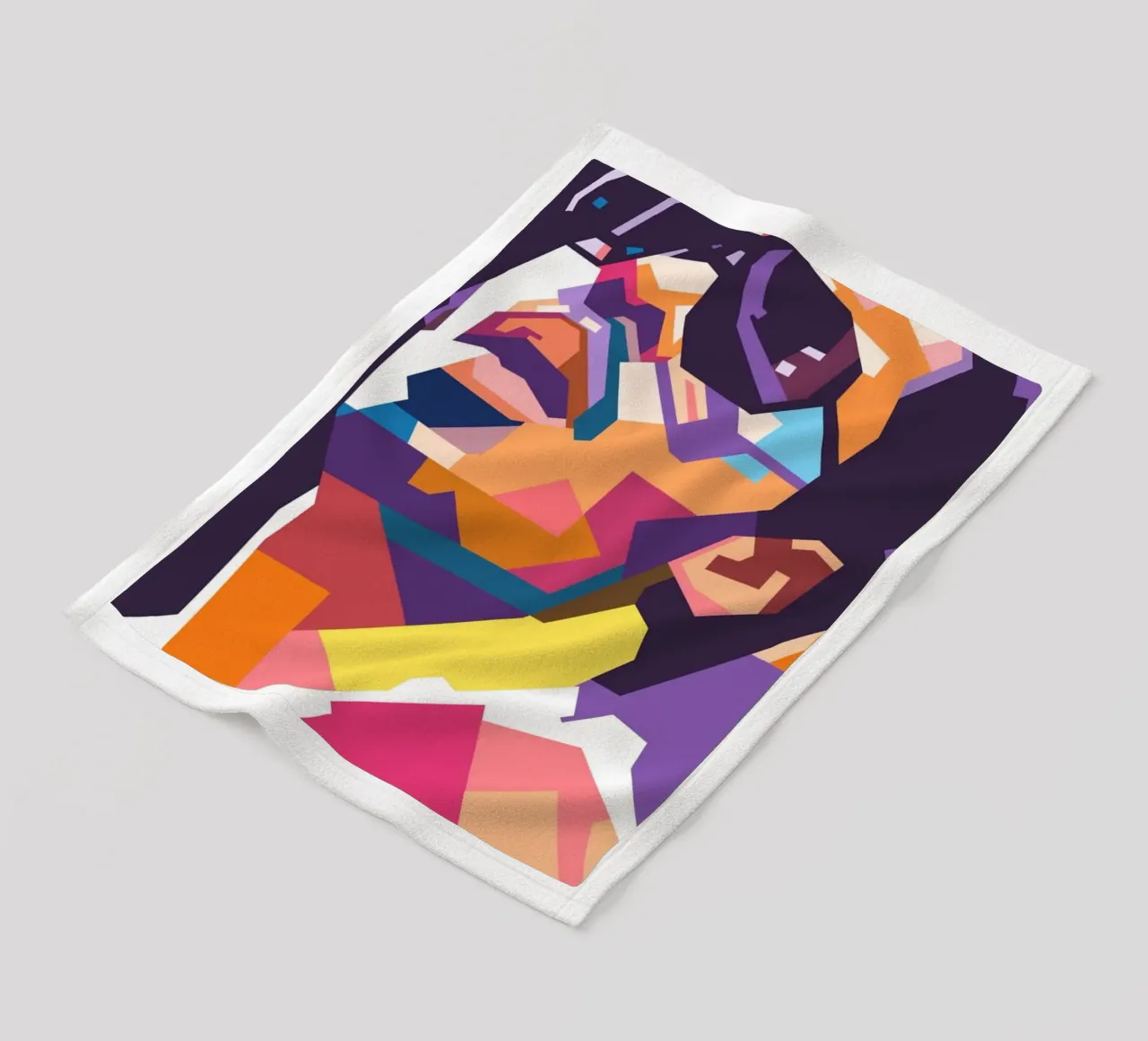 Arte tributo a Stevie Wonder coperta in pile da Hantamrata