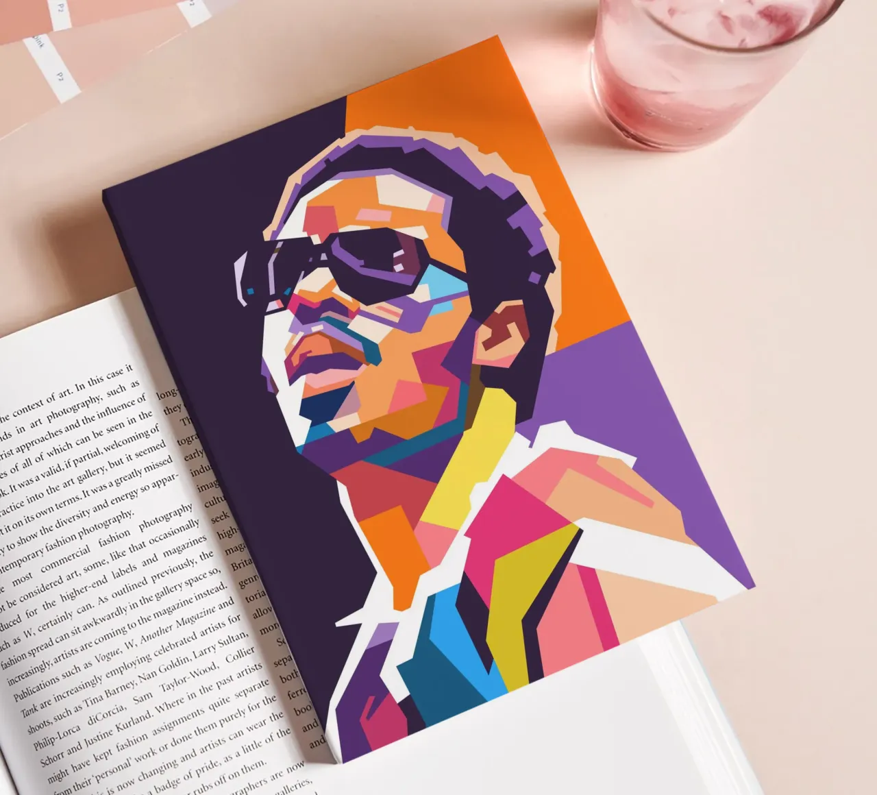 L'art en hommage à Stevie Wonder carnet de notes de Hantamrata