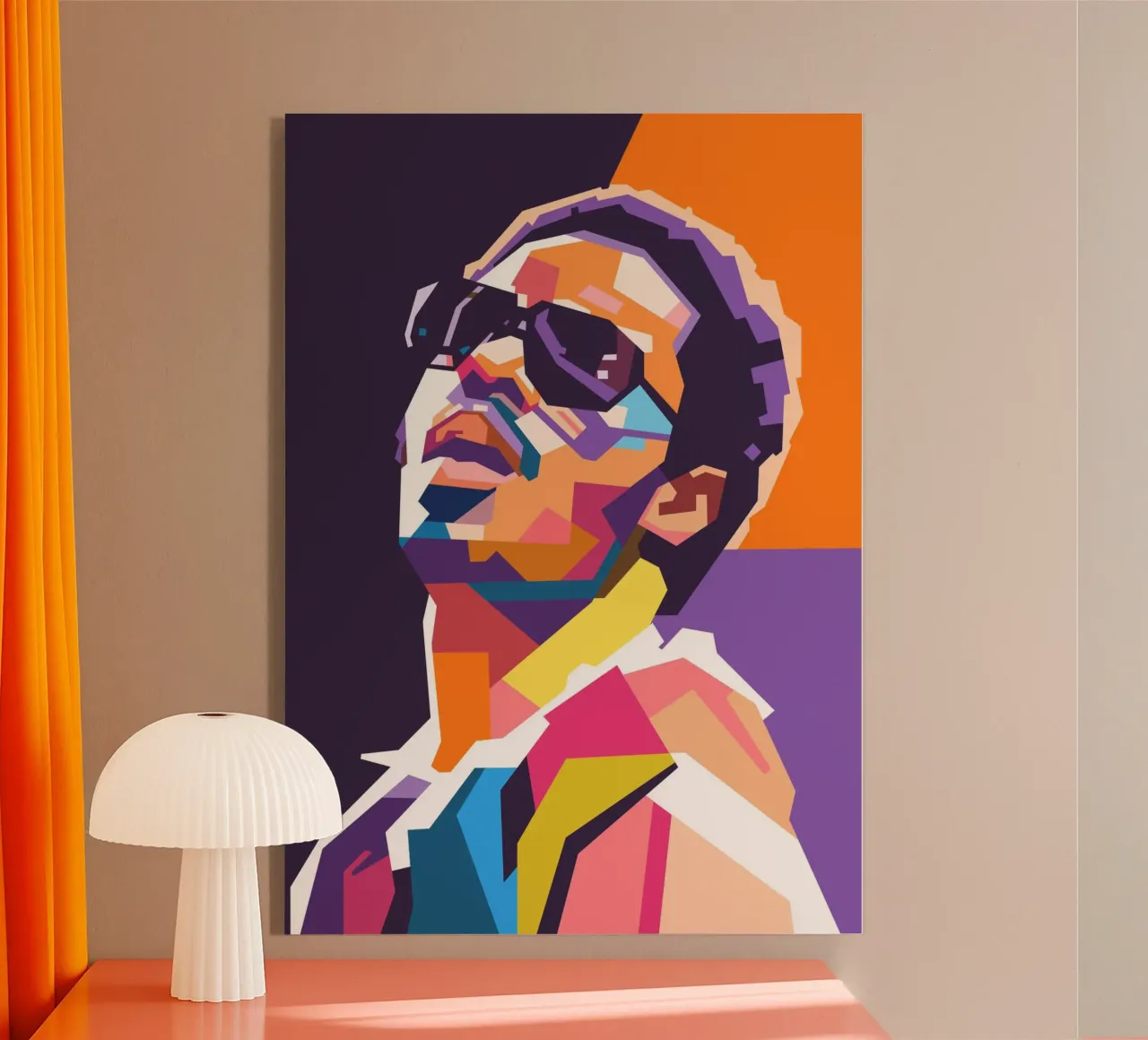 L'art en hommage à Stevie Wonder plexiglas de Hantamrata