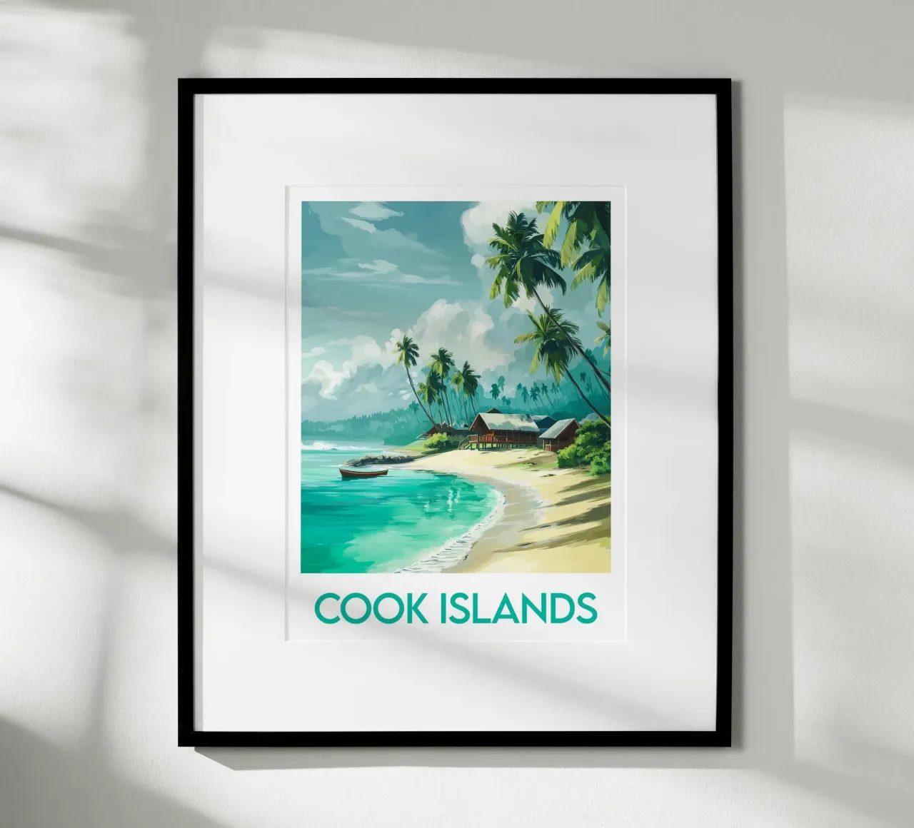 Affiche Isole Cook carta hahnemühle da Frame the World