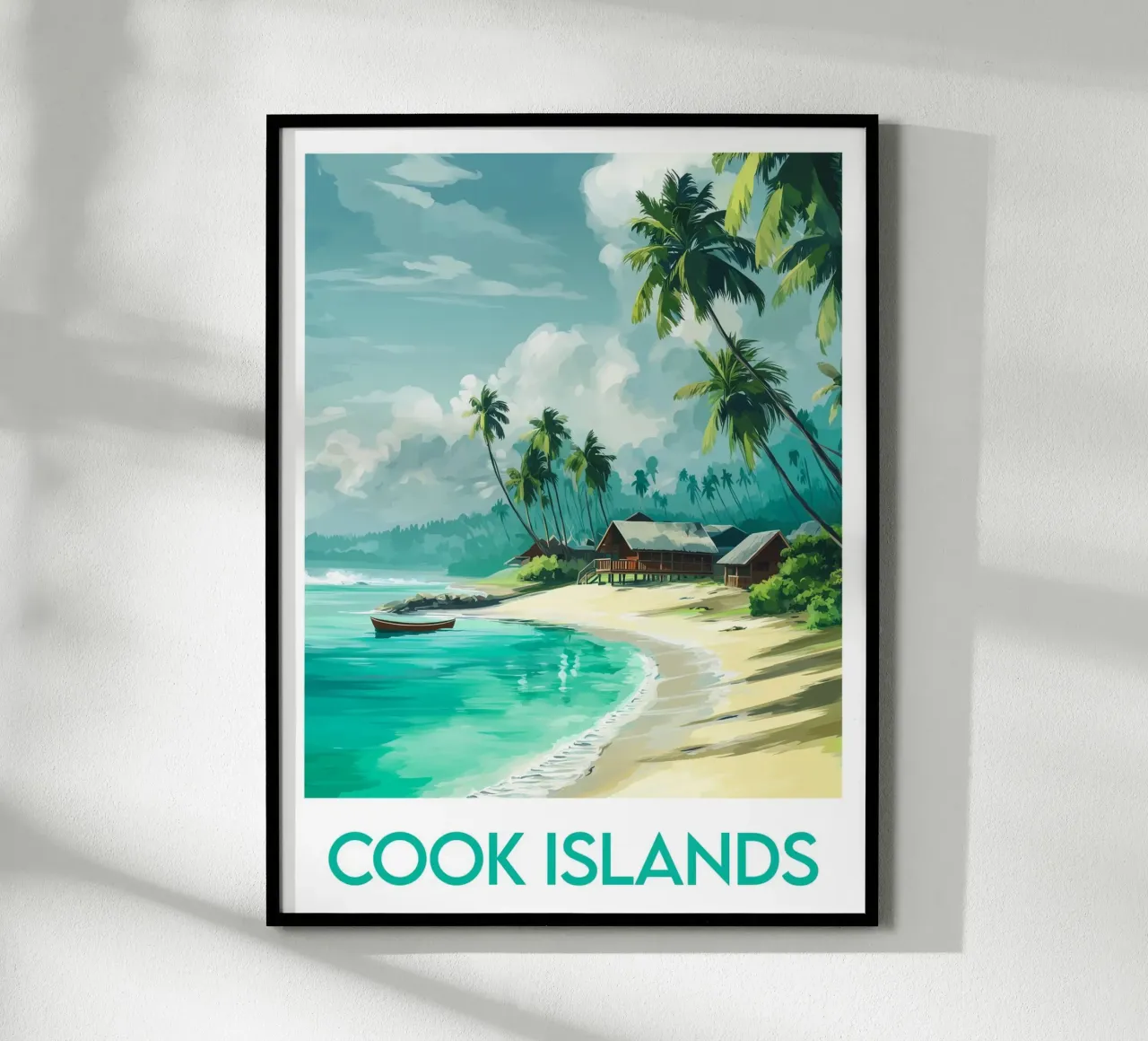 Affiche Isole Cook carta hahnemühle da Frame the World