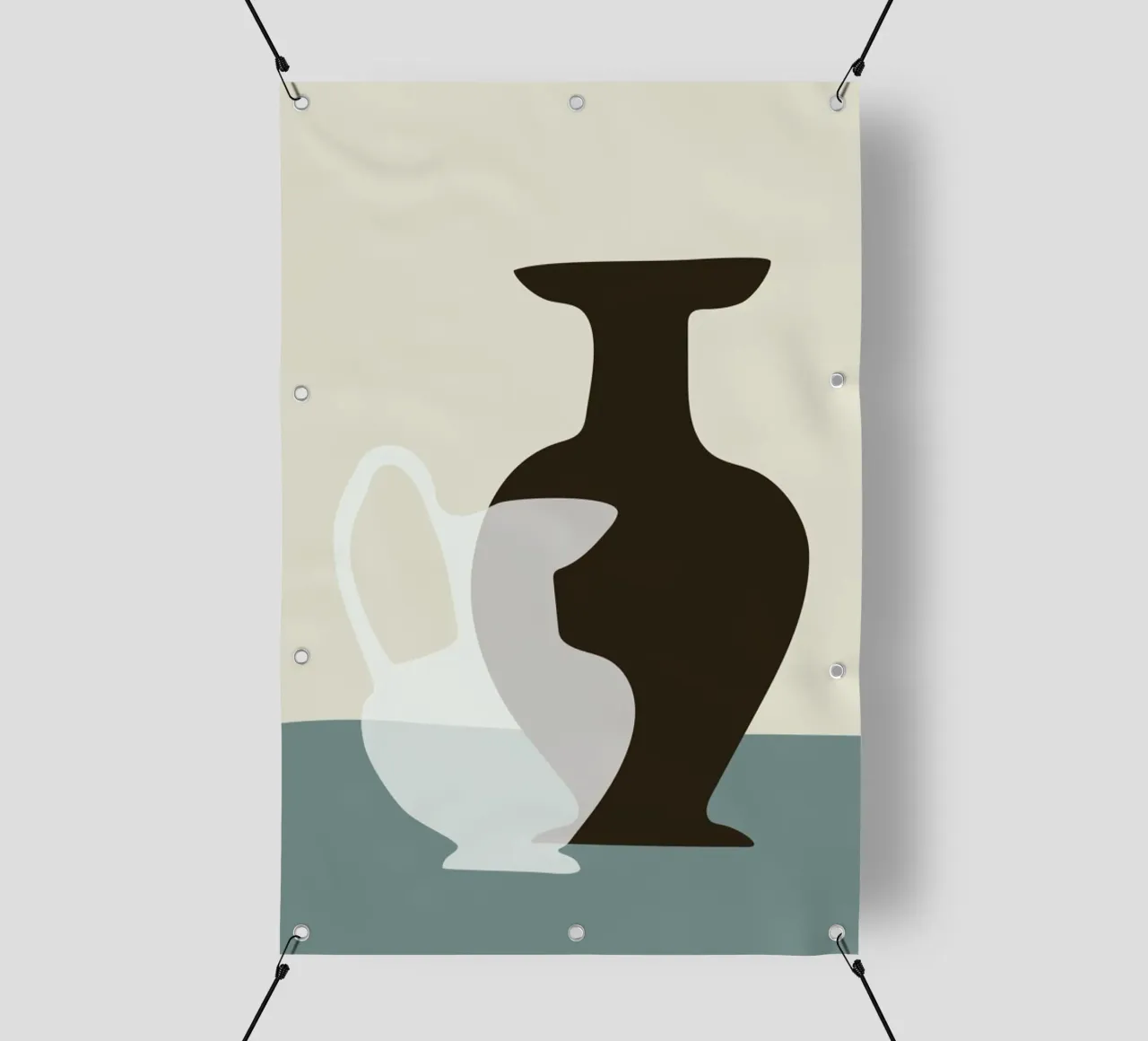 Shapes & Shadows telo in pvc da Christina Heitmann