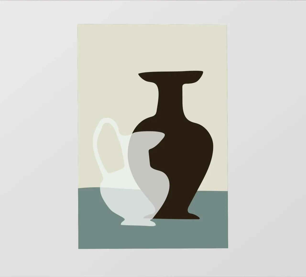 Shapes & Shadows telo in pvc da Christina Heitmann