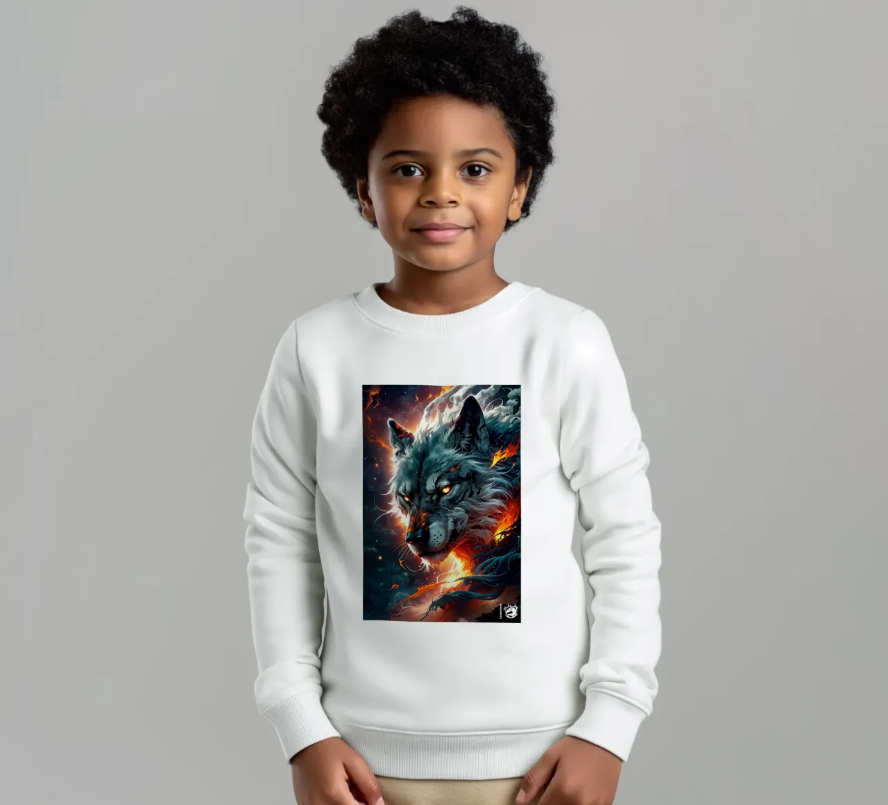 Fantasy epico Lupo felpa bambino da LM2KONE