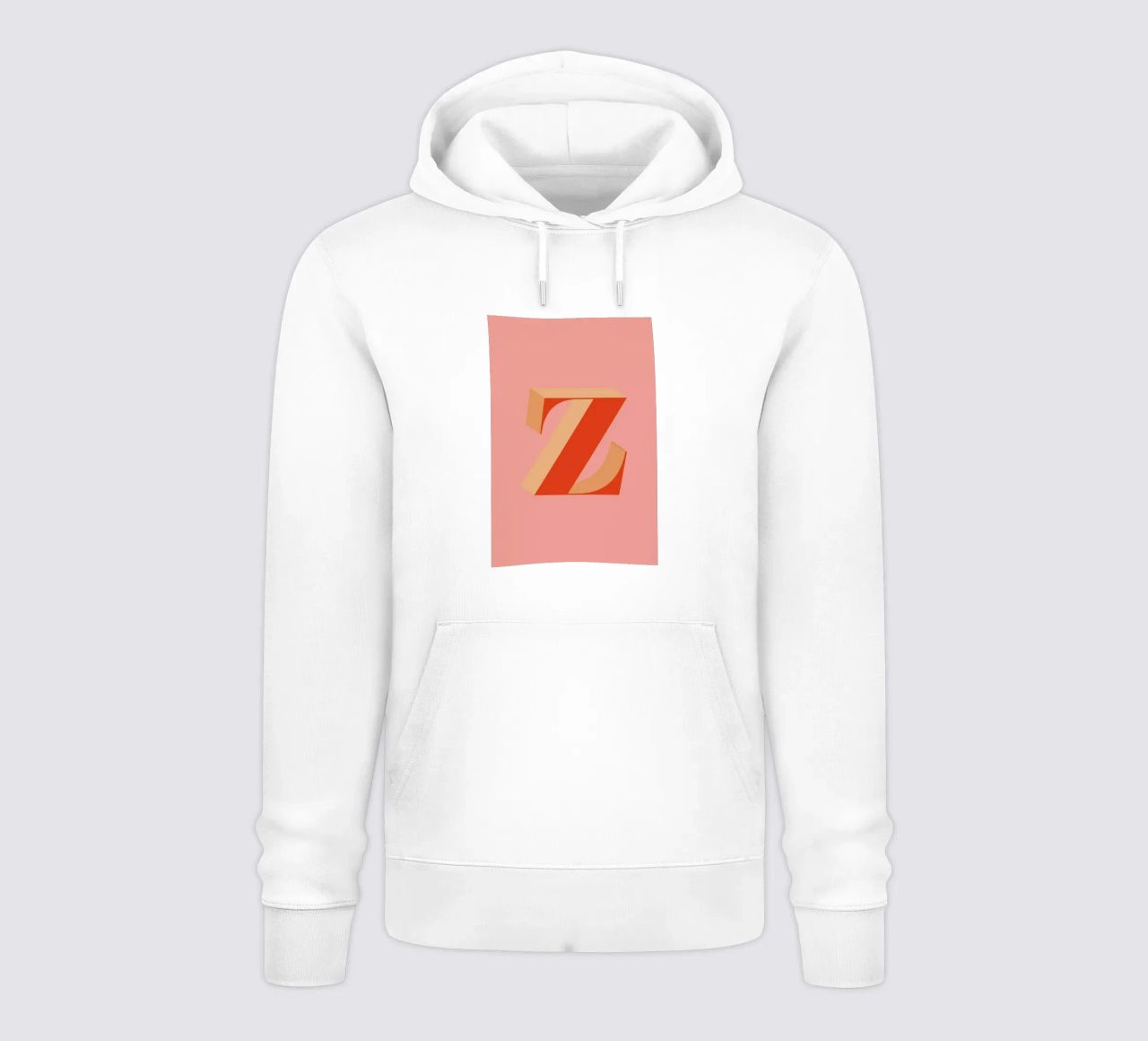 Red Z felpa con cappuccio da daylight design studio