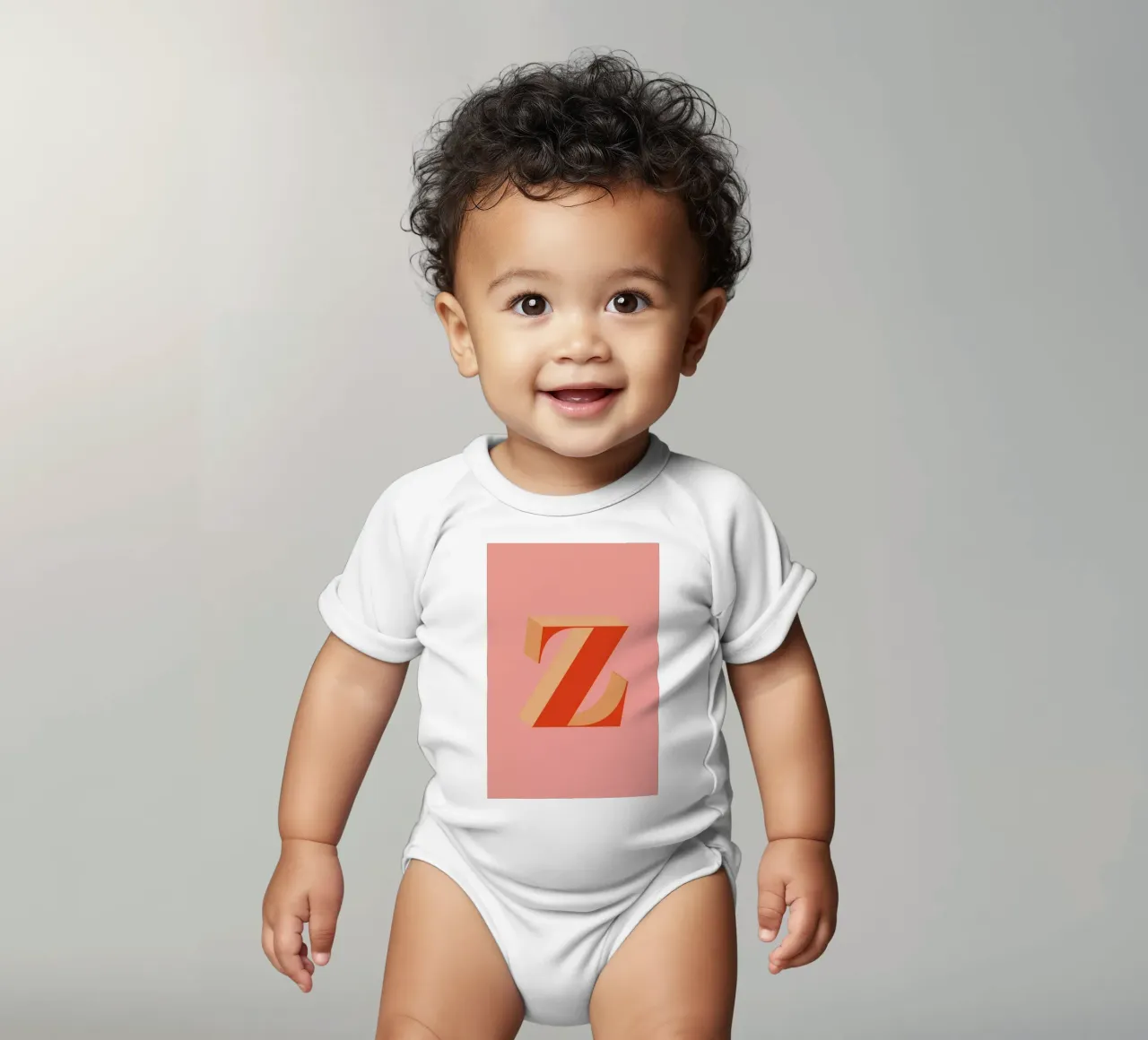 Red Z body neonato maniche corte da daylight design studio