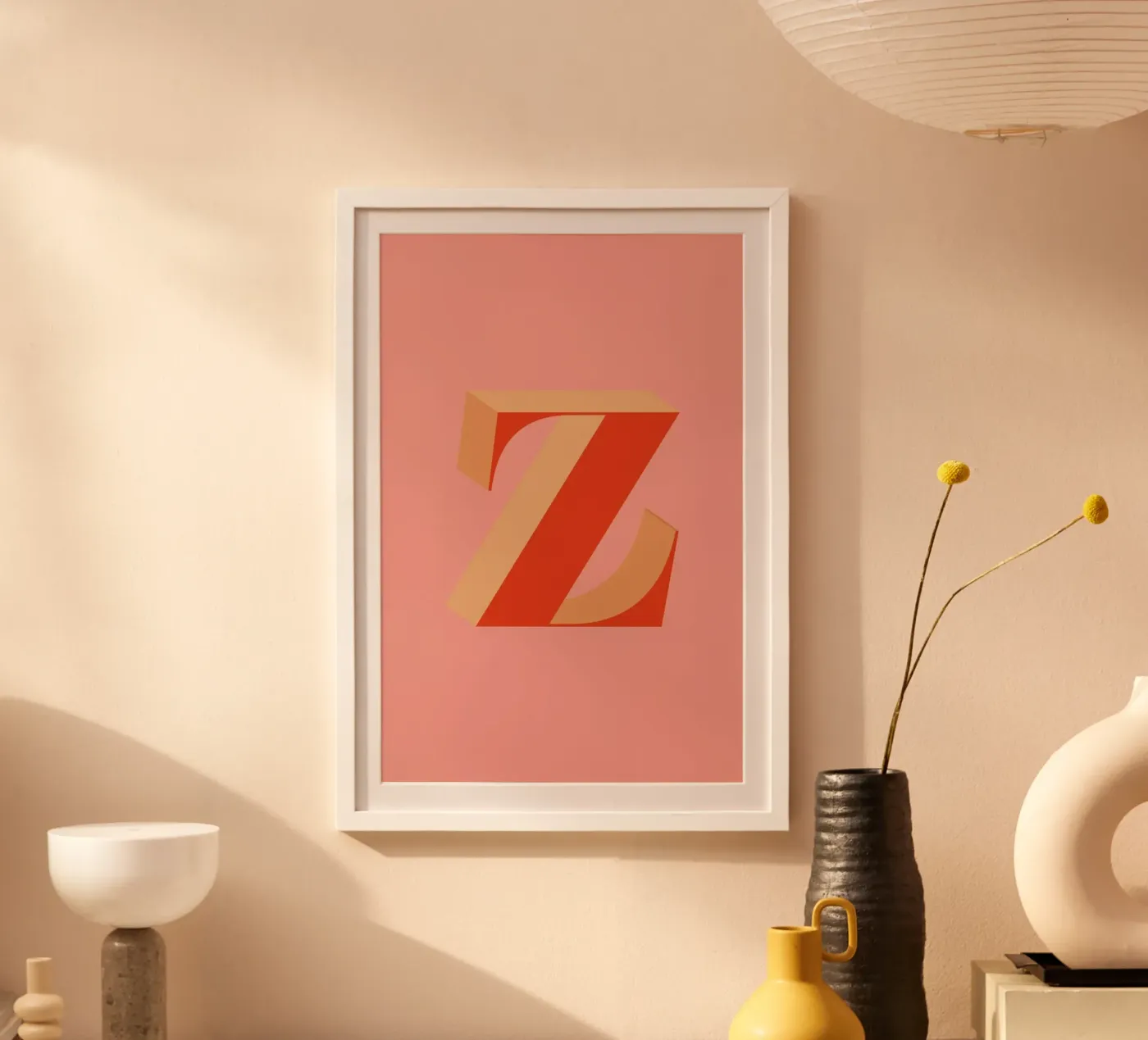 Red Z poster da daylight design studio