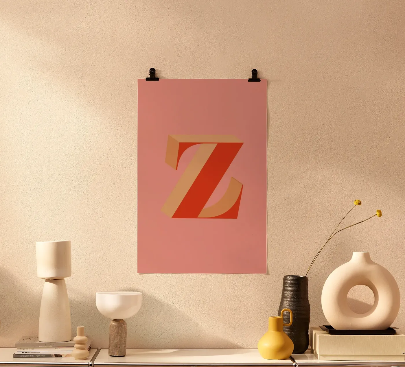Red Z poster da daylight design studio