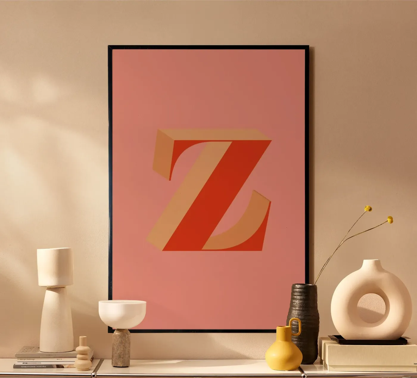 Red Z poster da daylight design studio