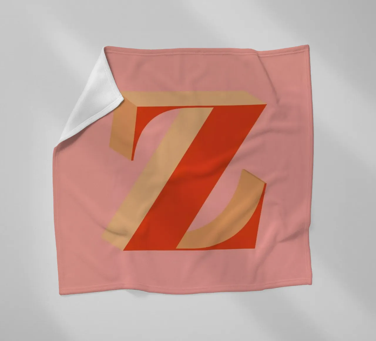 Red Z coperta in pile da daylight design studio