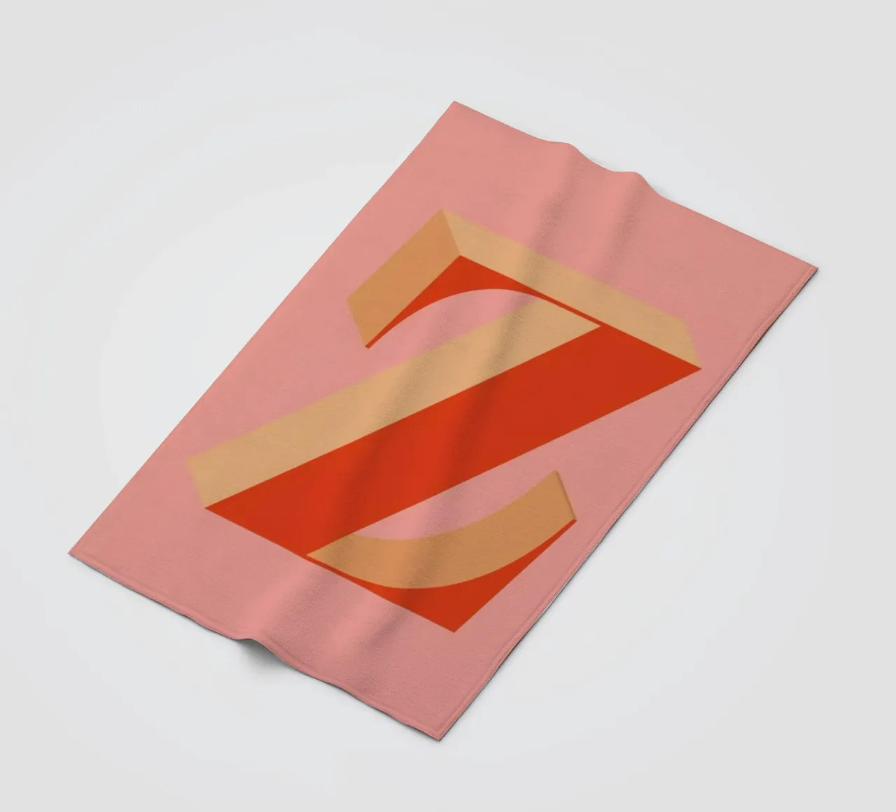 Red Z coperta in pile da daylight design studio