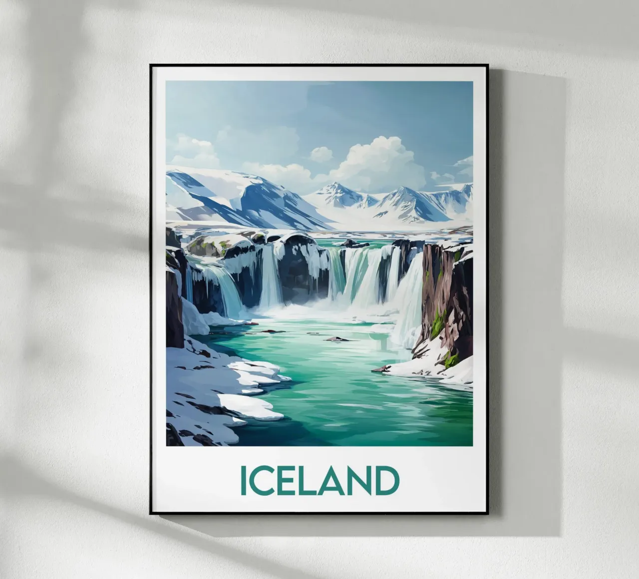 Het eiland acryl van Frame the World