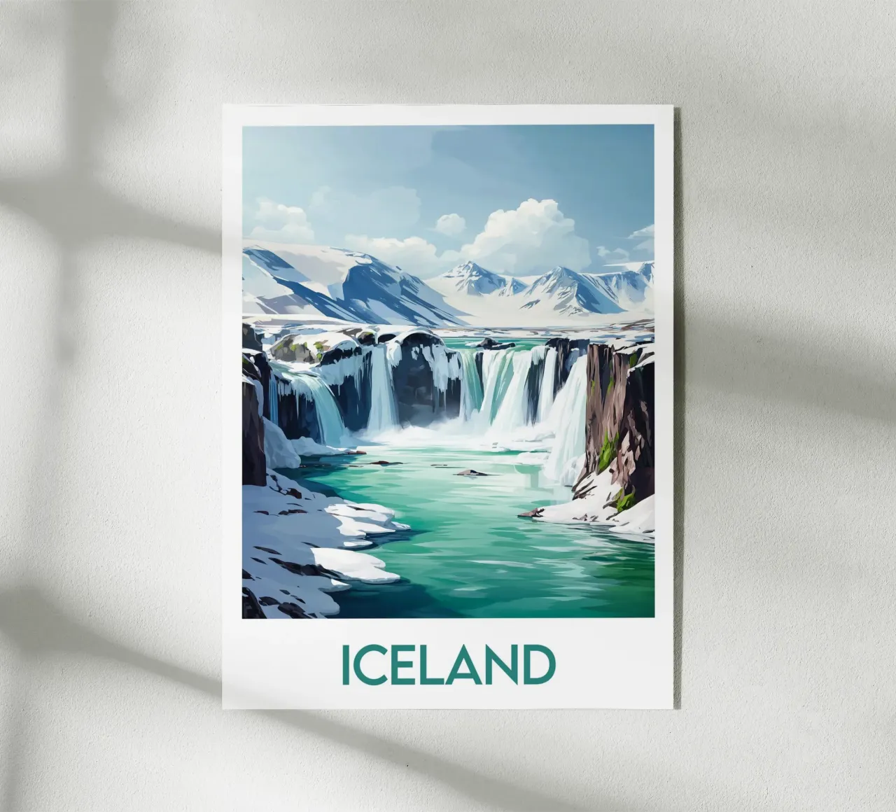 Het eiland acryl van Frame the World