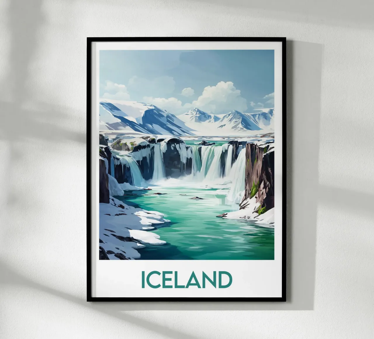 Affiche Iceland poster da Frame the World