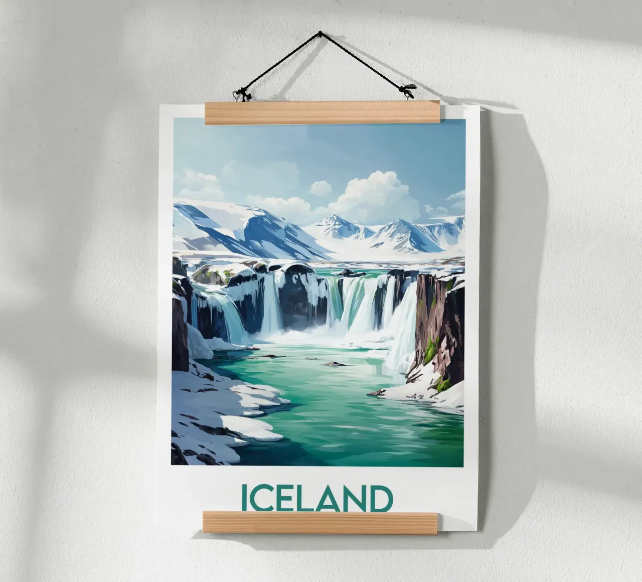 Het eiland poster van Frame the World