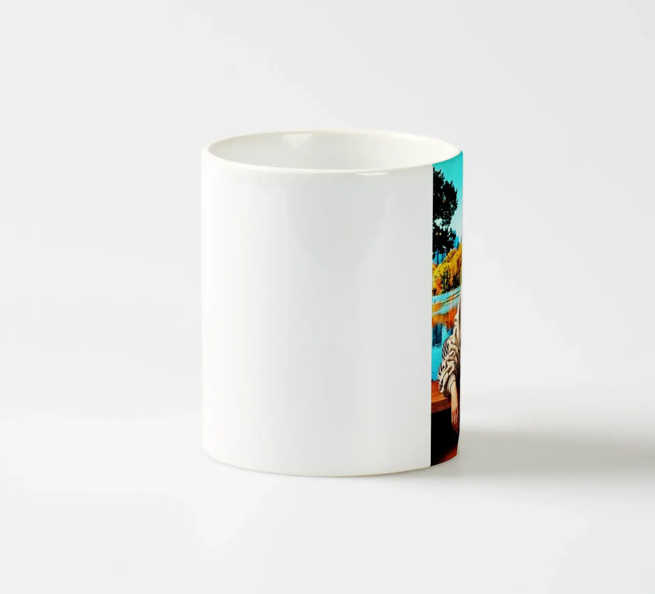 Mona Lisa Funny Art Design tazza in ceramica da kembangross