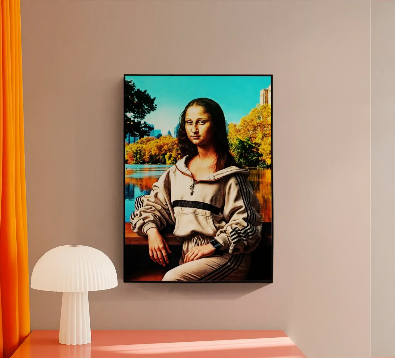 Mona Lisa Funny Art Design plexiglass da kembangross