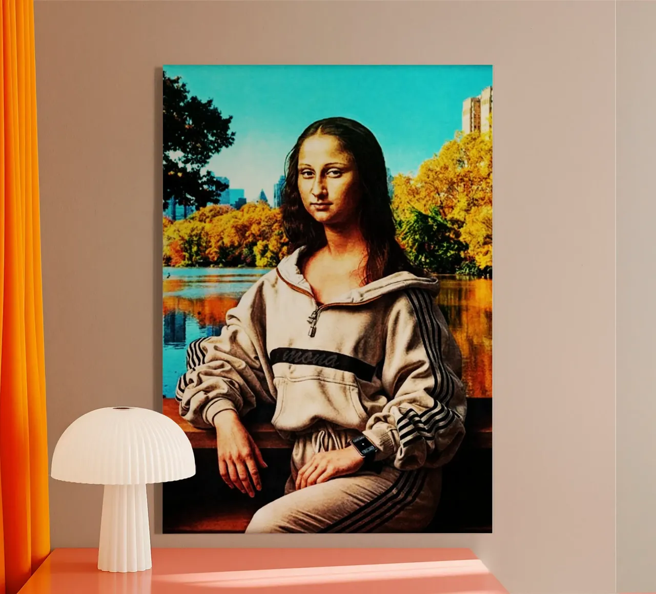 Mona Lisa Funny Art Design plexiglass da kembangross