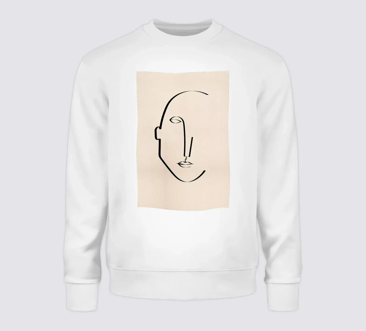 Abstract Portrait sweatshirt by Pure