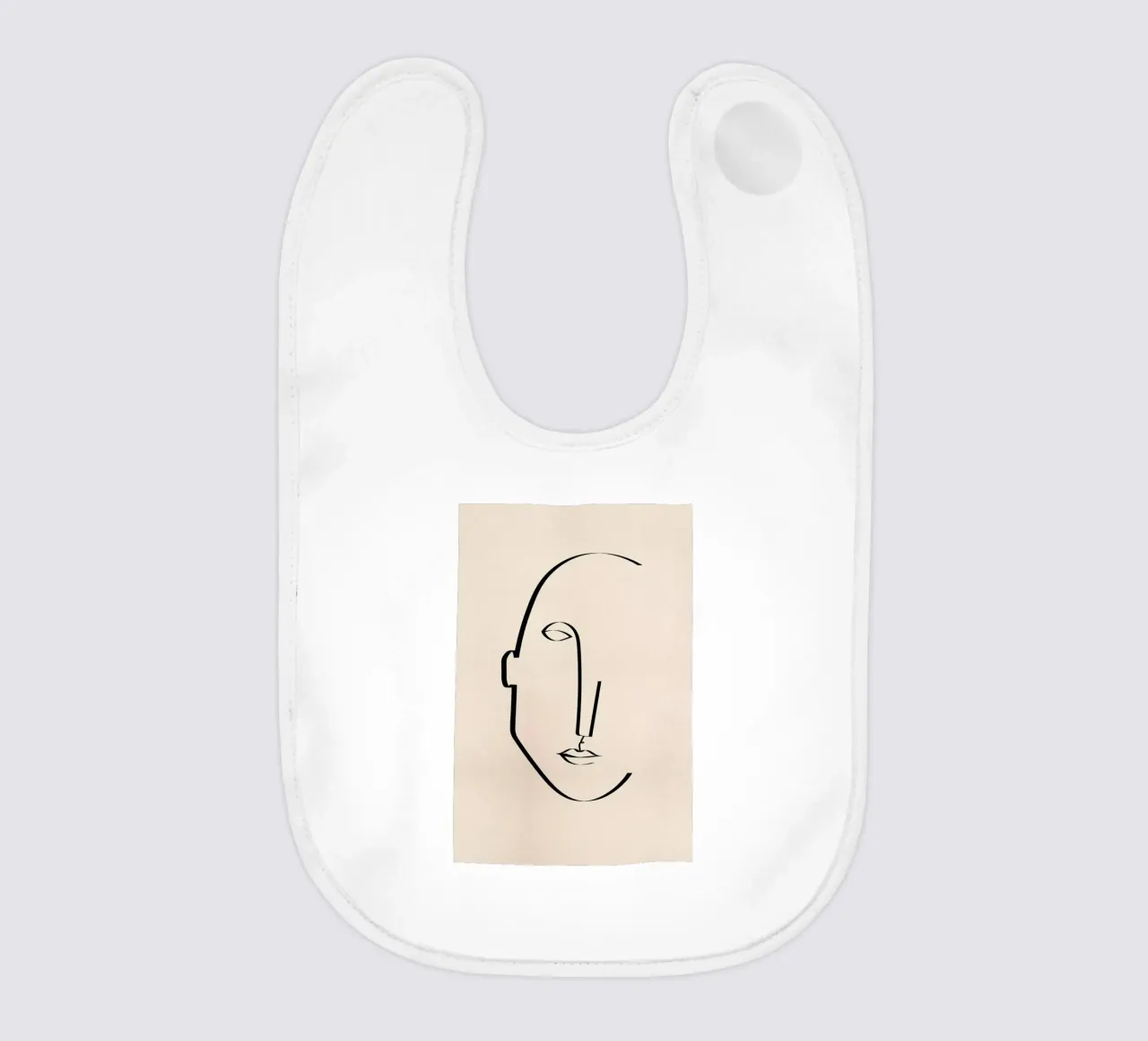 Abstract Portrait babero de Pure