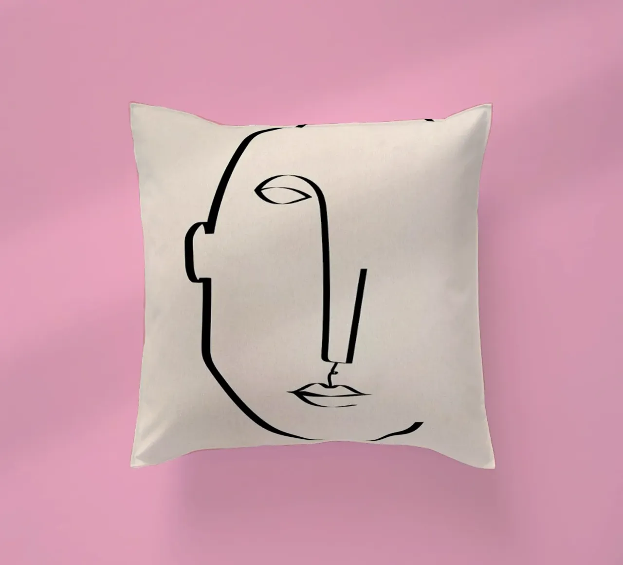 Abstract Portrait cuscino da Pure