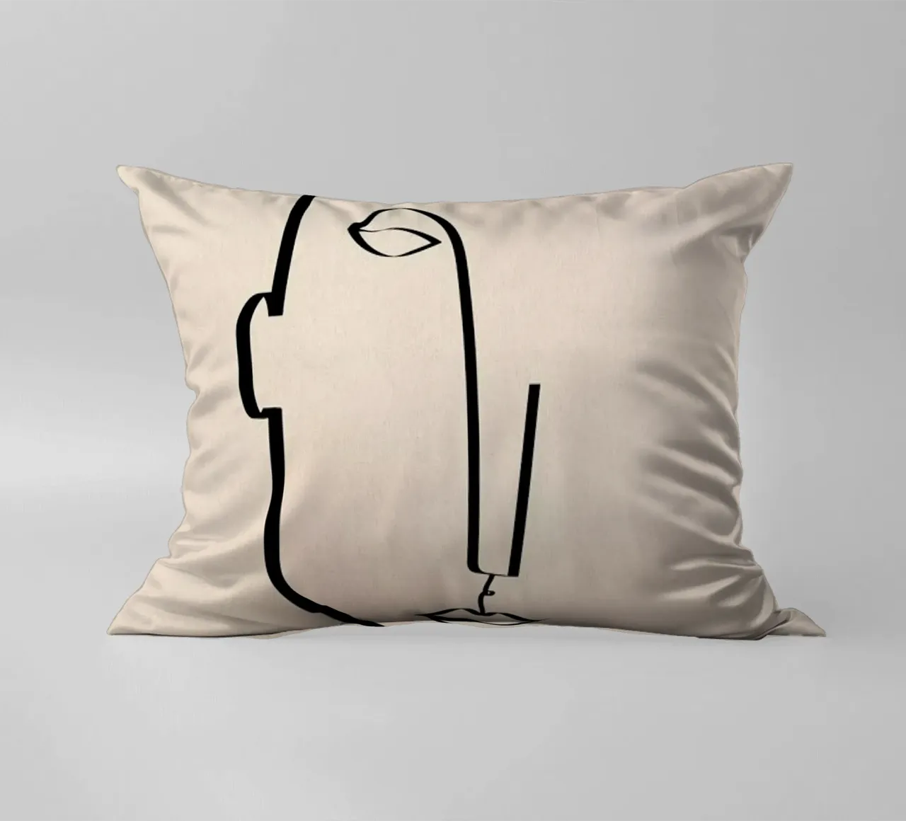 Abstract Portrait cuscino da Pure