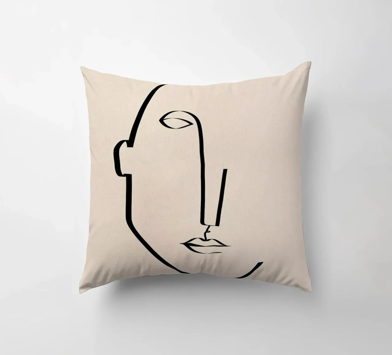 Abstract Portrait cuscino da Pure