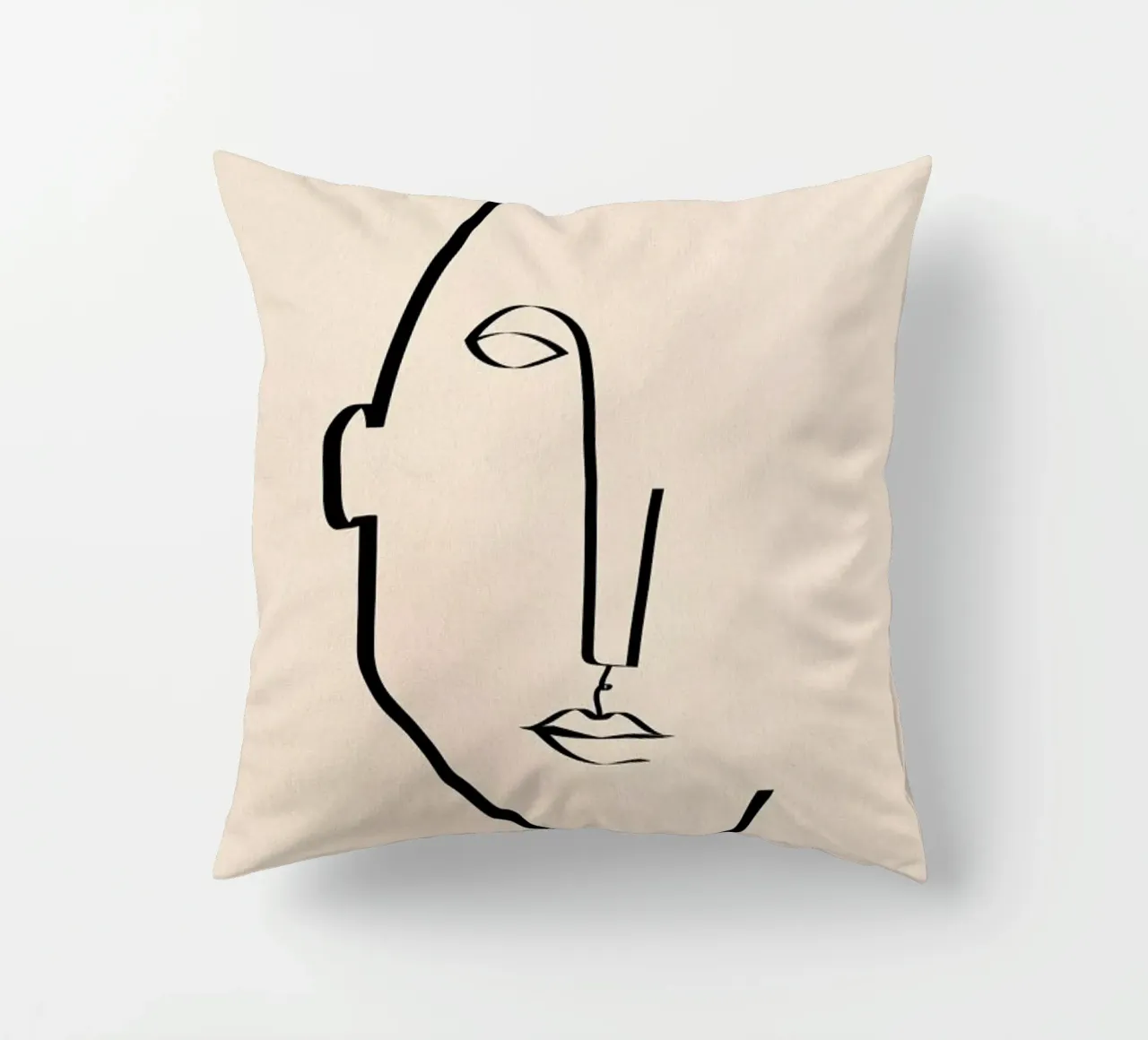 Abstract Portrait cuscino da Pure