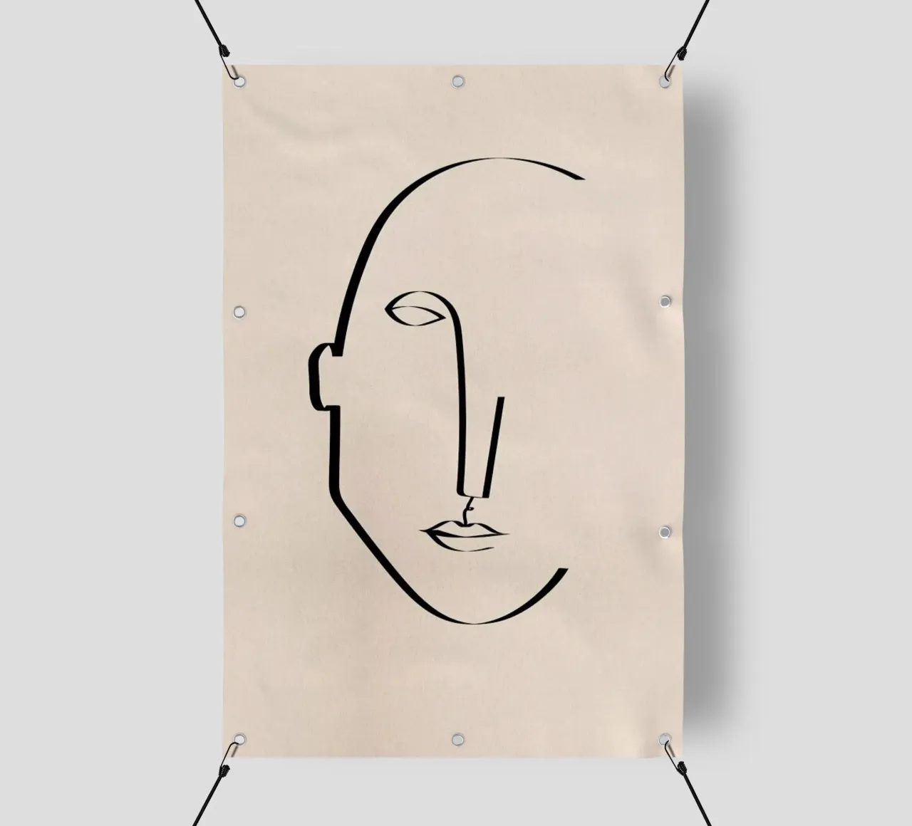 Abstract Portrait telo in pvc da Pure