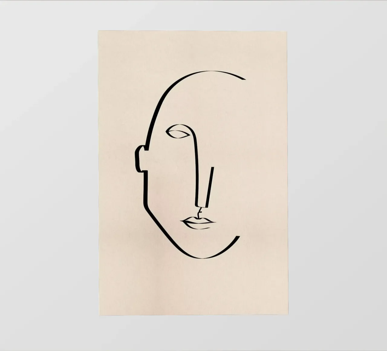 Abstract Portrait telo in pvc da Pure