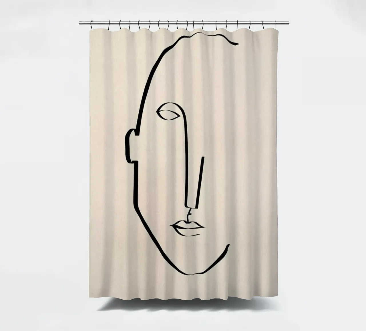 Abstract Portrait tenda da doccia da Pure