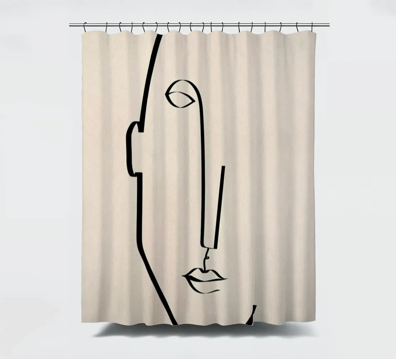 Abstract Portrait tenda da doccia da Pure