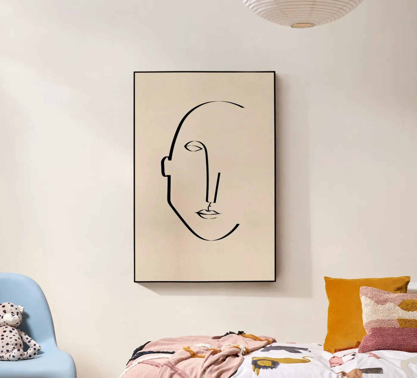 Abstract Portrait acrylic glass by Pure