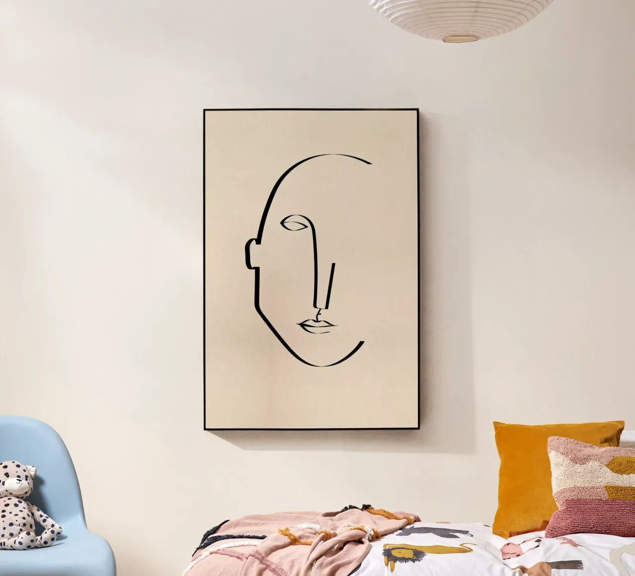 Abstract Portrait acrylic glass by Pure