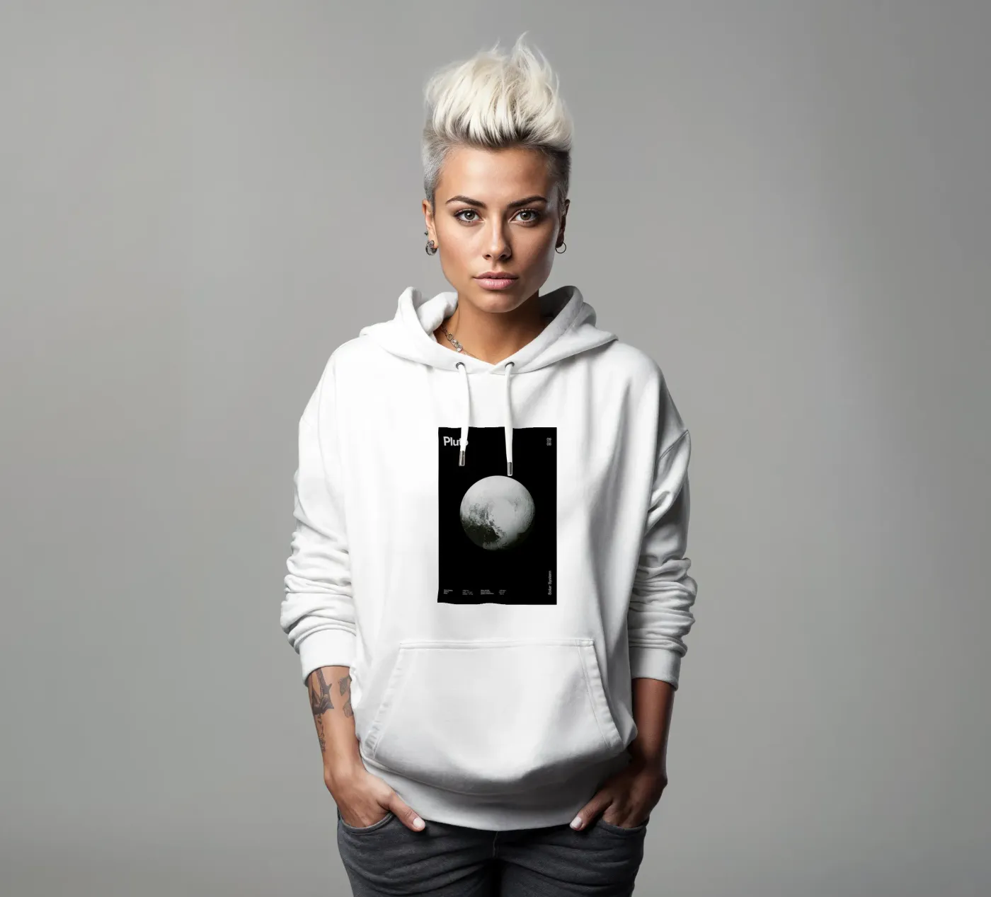 Pluto hoodie van Florent Bodart