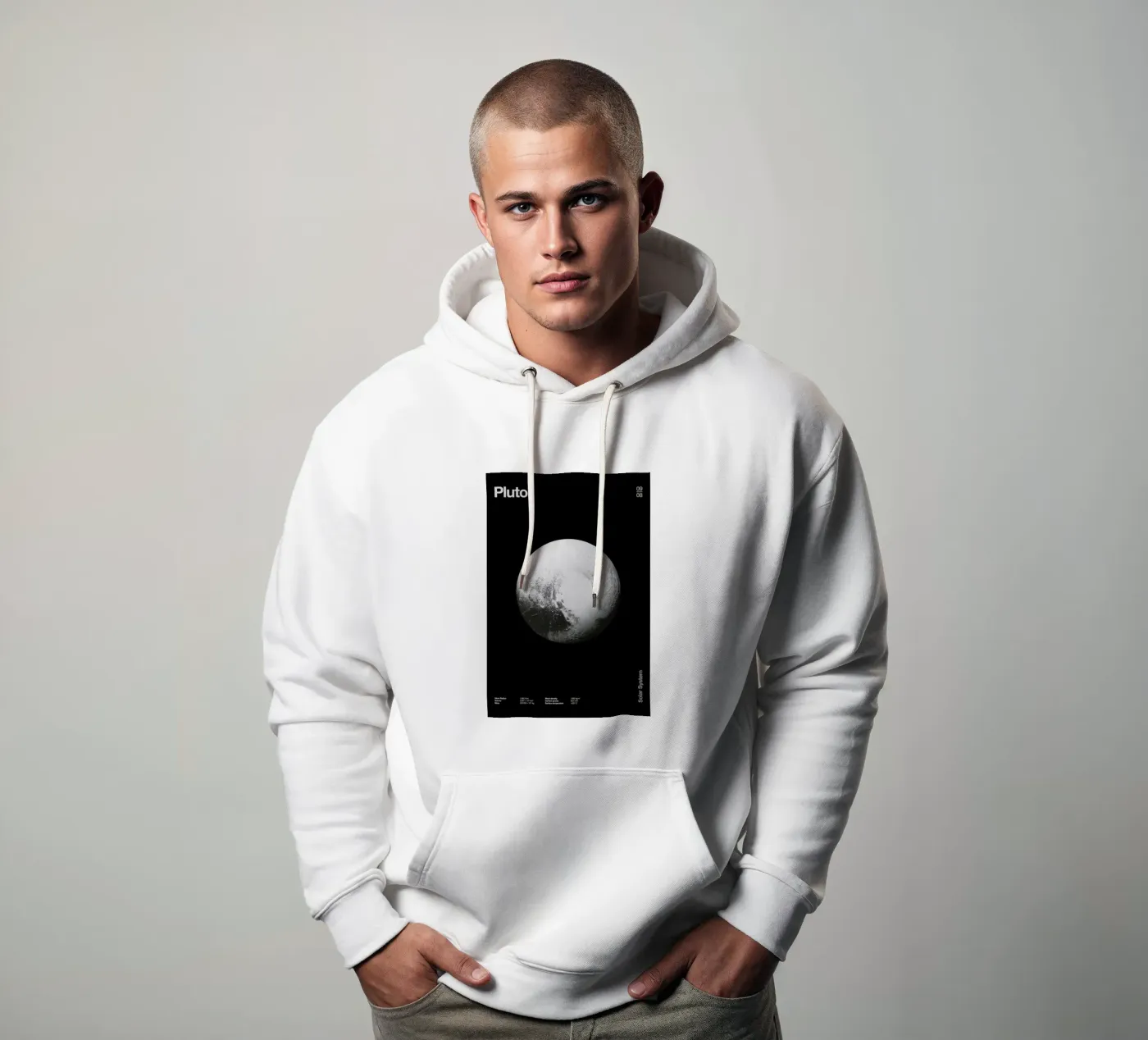 Pluto hoodie van Florent Bodart