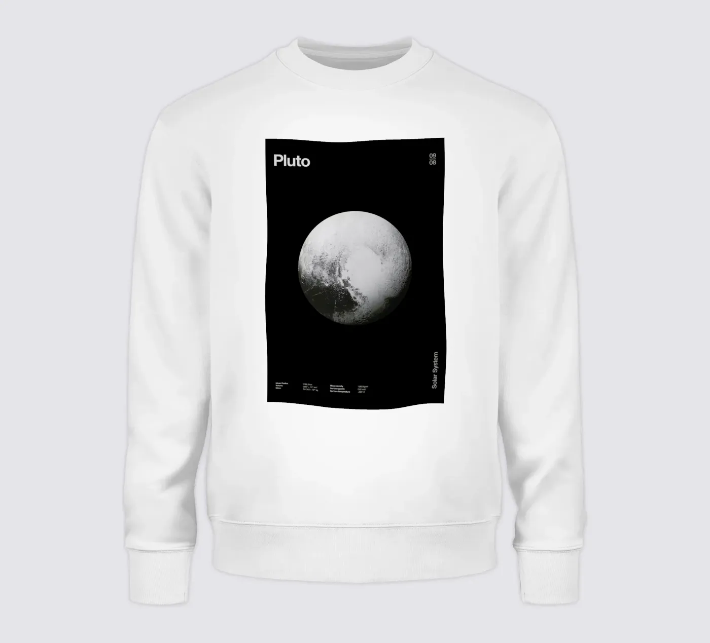 Pluto sweatshirt by Florent Bodart