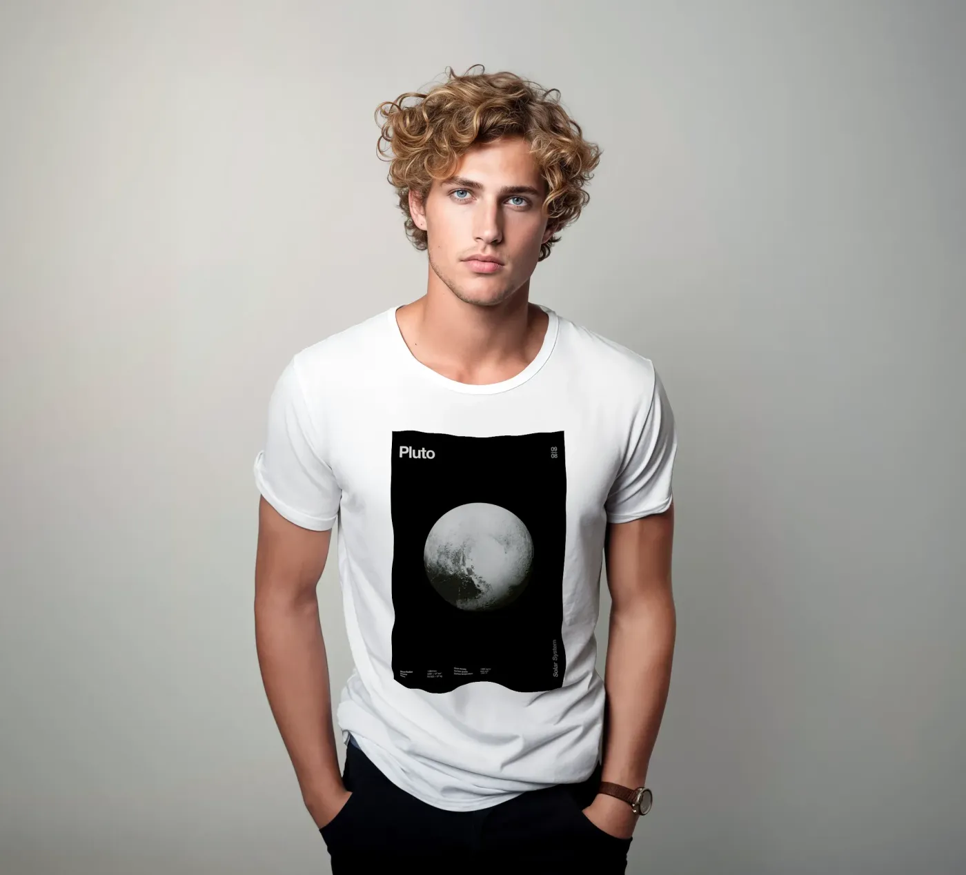 Pluto t-shirt by Florent Bodart