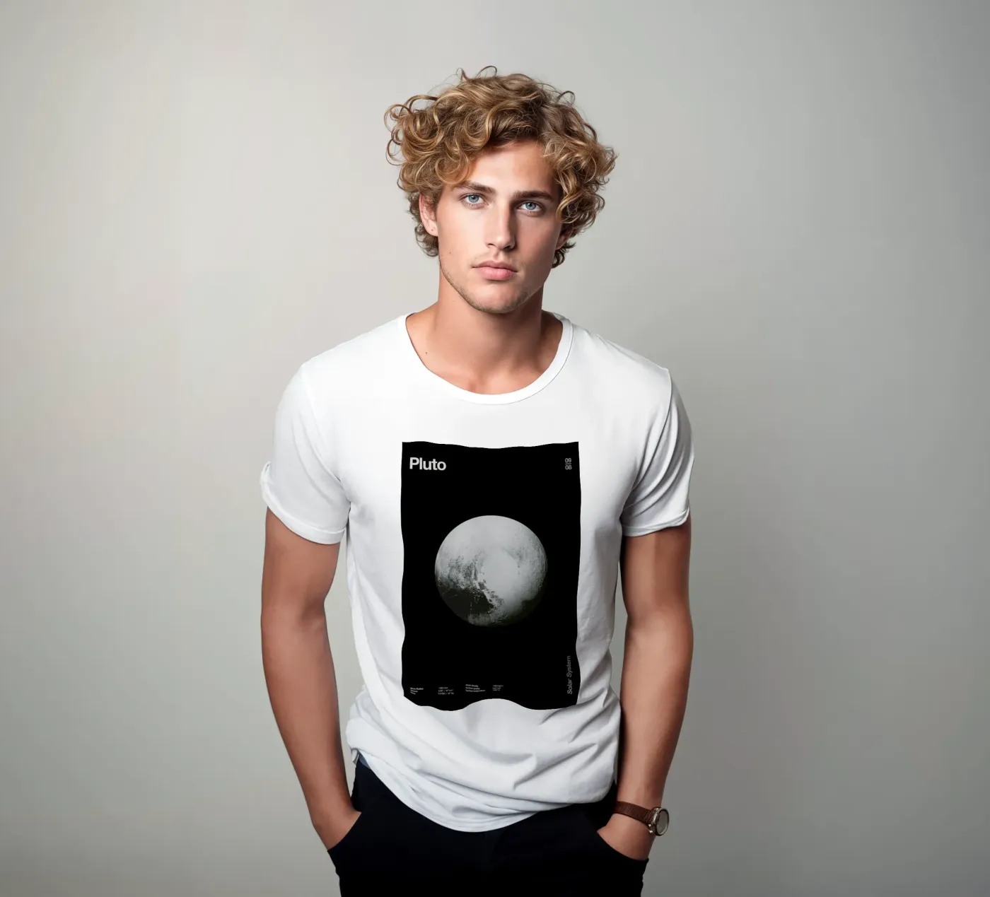Pluto t-shirt van Florent Bodart