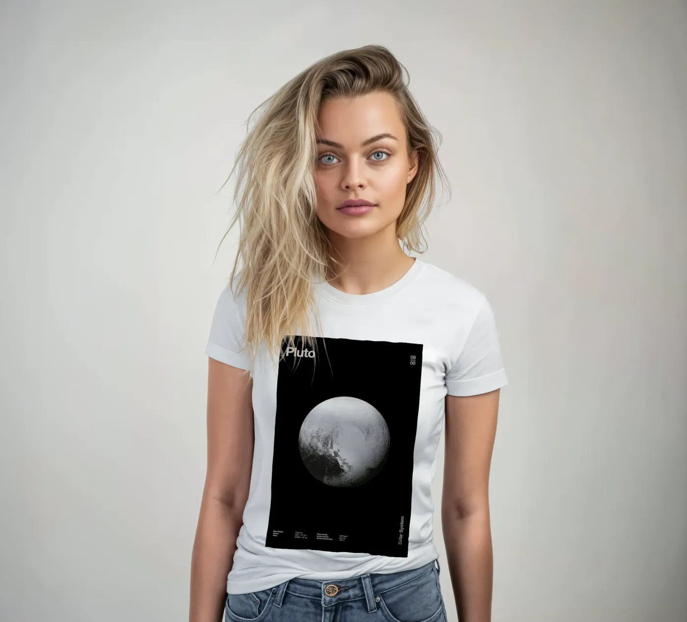 Pluto t-shirt da donna da Florent Bodart