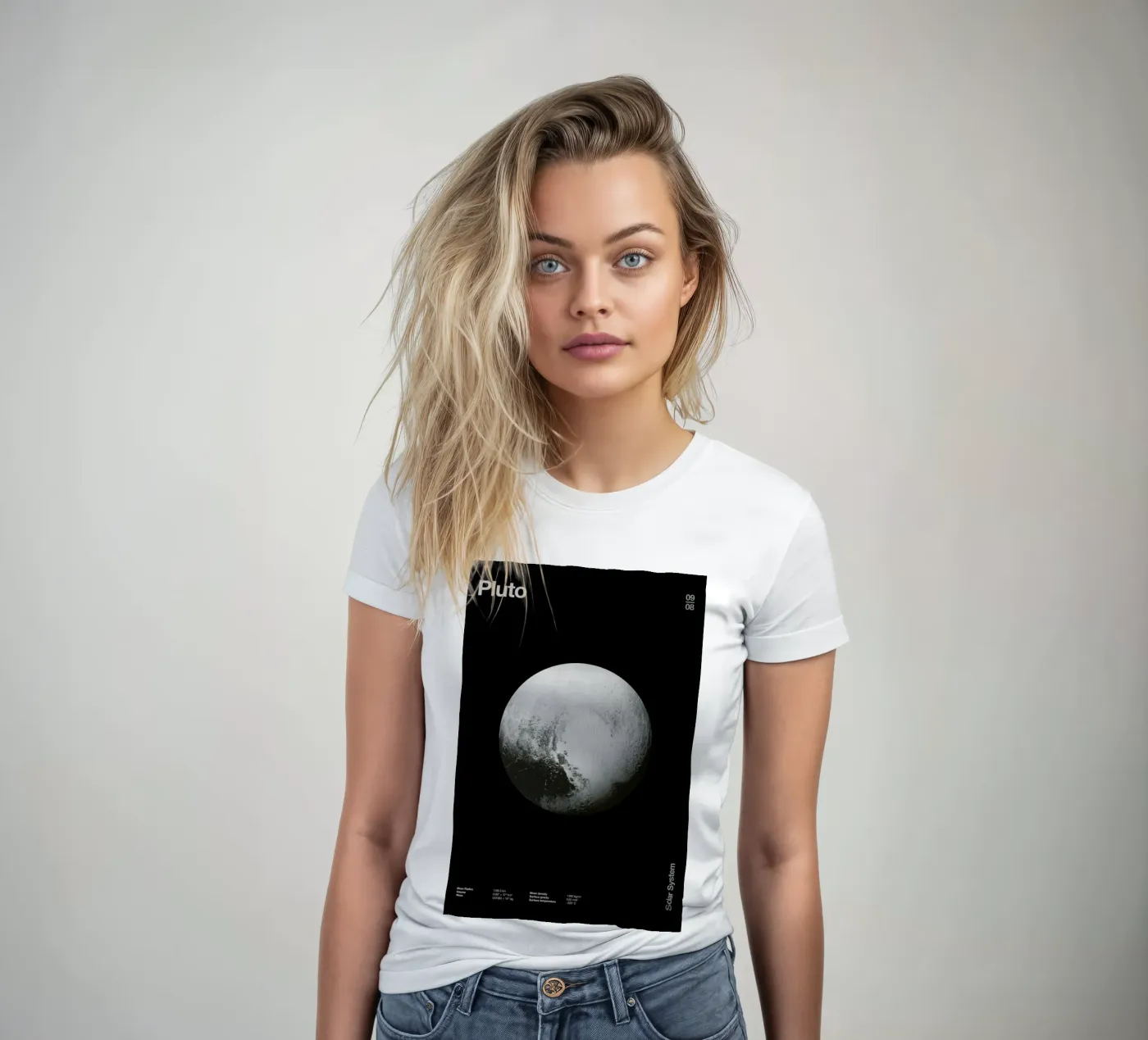 Pluto t-shirt da donna da Florent Bodart