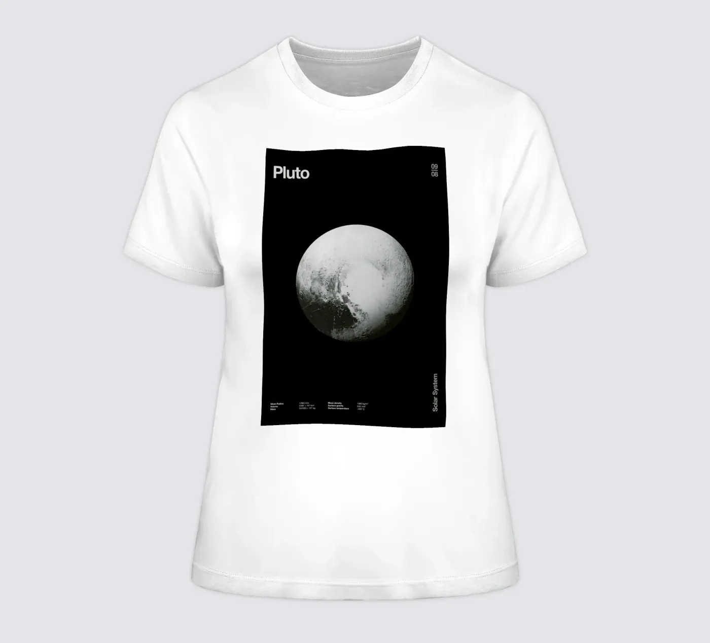 Pluto t-shirt da donna da Florent Bodart