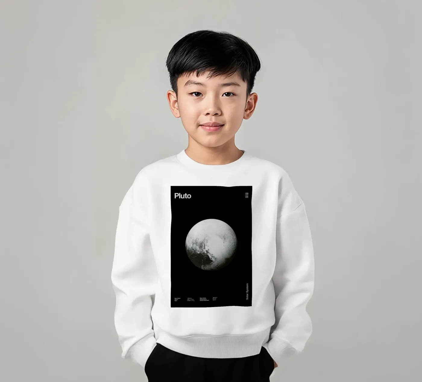 Pluto kinder sweatshirt van Florent Bodart